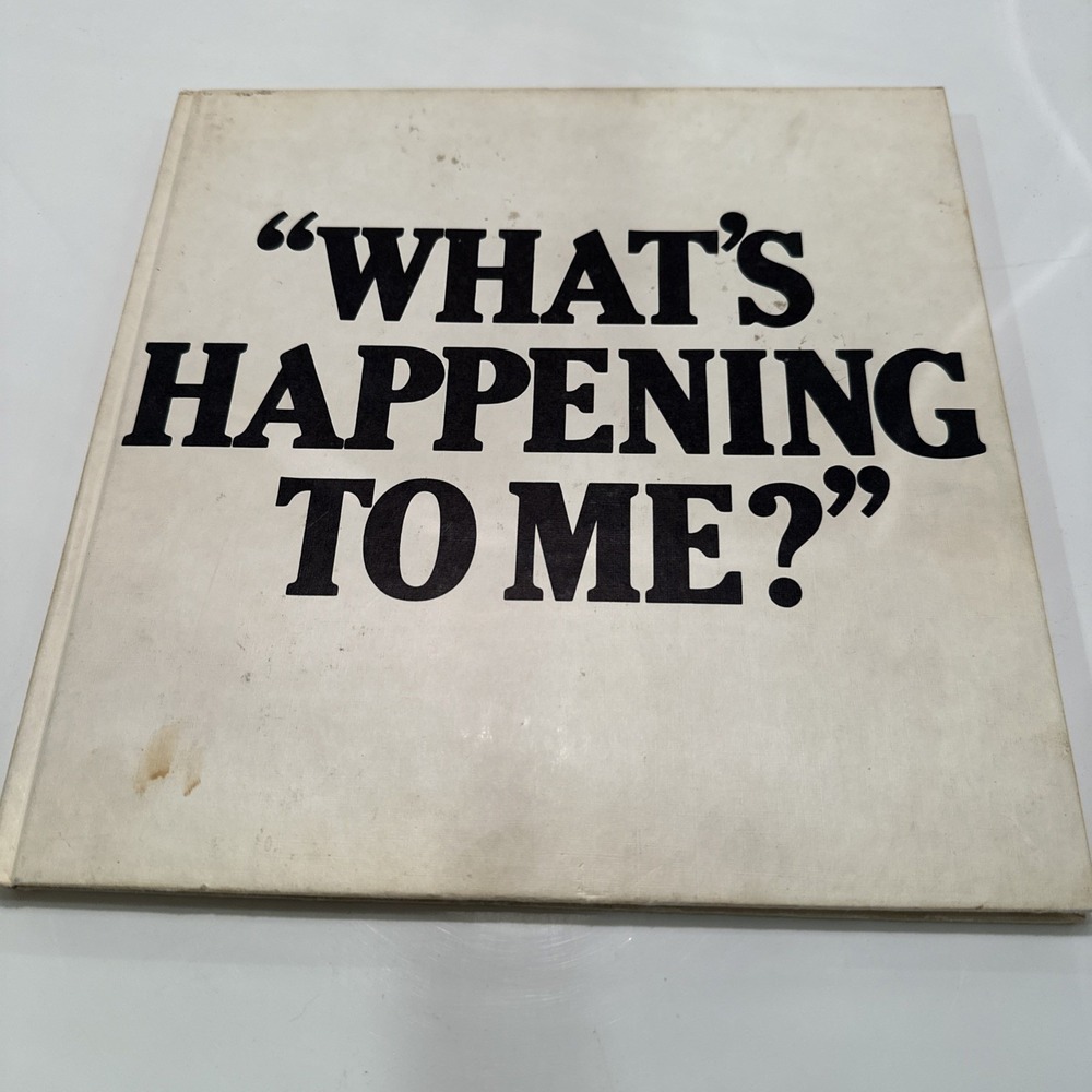 Vintage "What's Happening to Me?" Puberty Book Peter Mayle‎ HC 1st Edition 1975